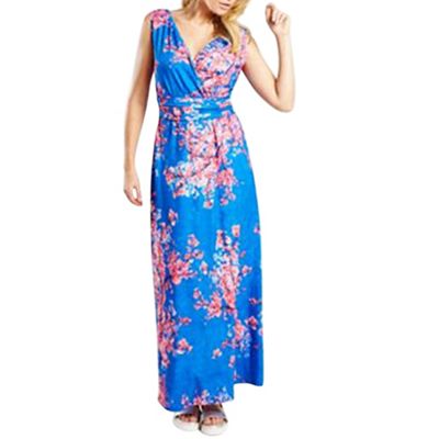 HotSquash Cherry blossom print maxi dress